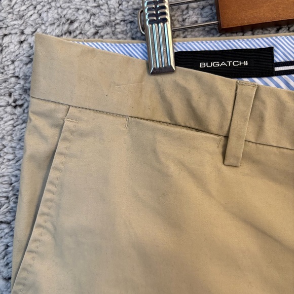BUGATCHI Classic Shorts Chinos Flat Front Size 38 - Picture 4 of 10